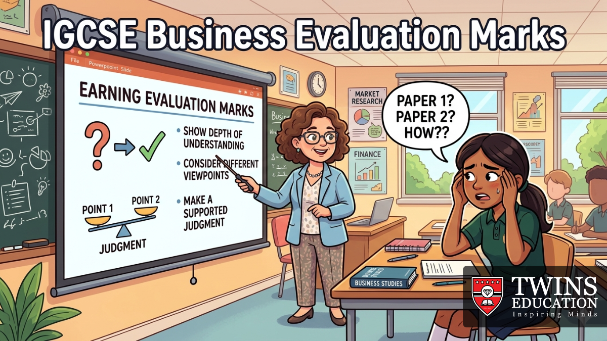 IGCSE Business Evaluation Marks